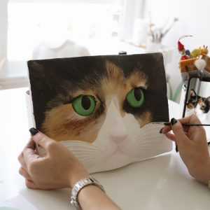 Rölyef Kedi Boyama Kit