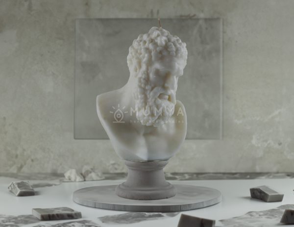 Herkül (Herakles) Büst Mum Beton Kaide